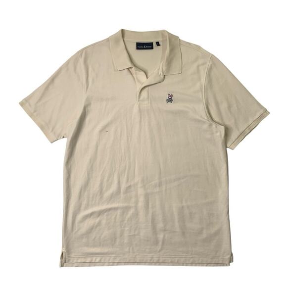 Psycho Bunny Other - Psycho Bunny Polo Shirt Mens 8 Tan Pima Cotton Classic Pique Short Sleeve Golf